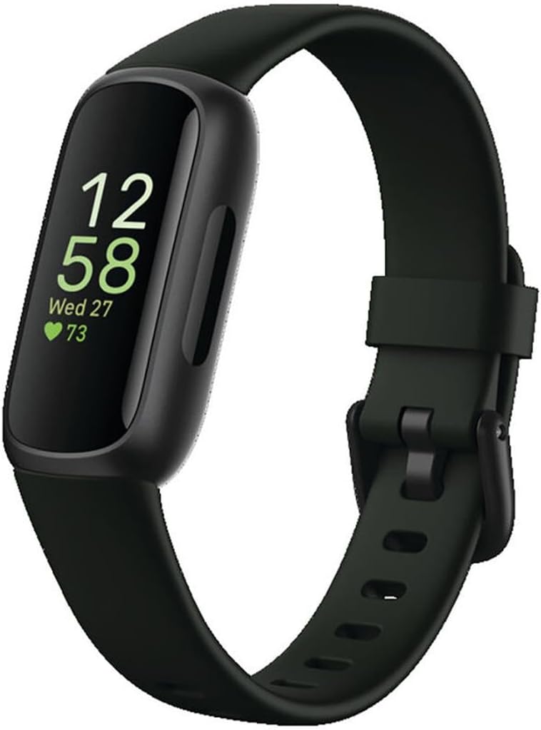 Midnight Zen Fitness Tracker – Stress Management, Sleep & Heart Rate Monitor (S & L Bands Included)