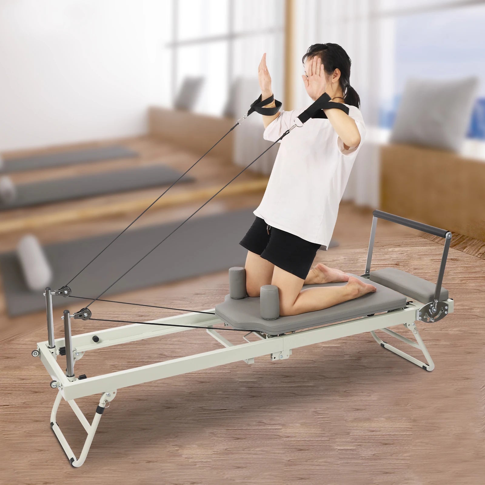 Foldable Pilates Reformer for Home