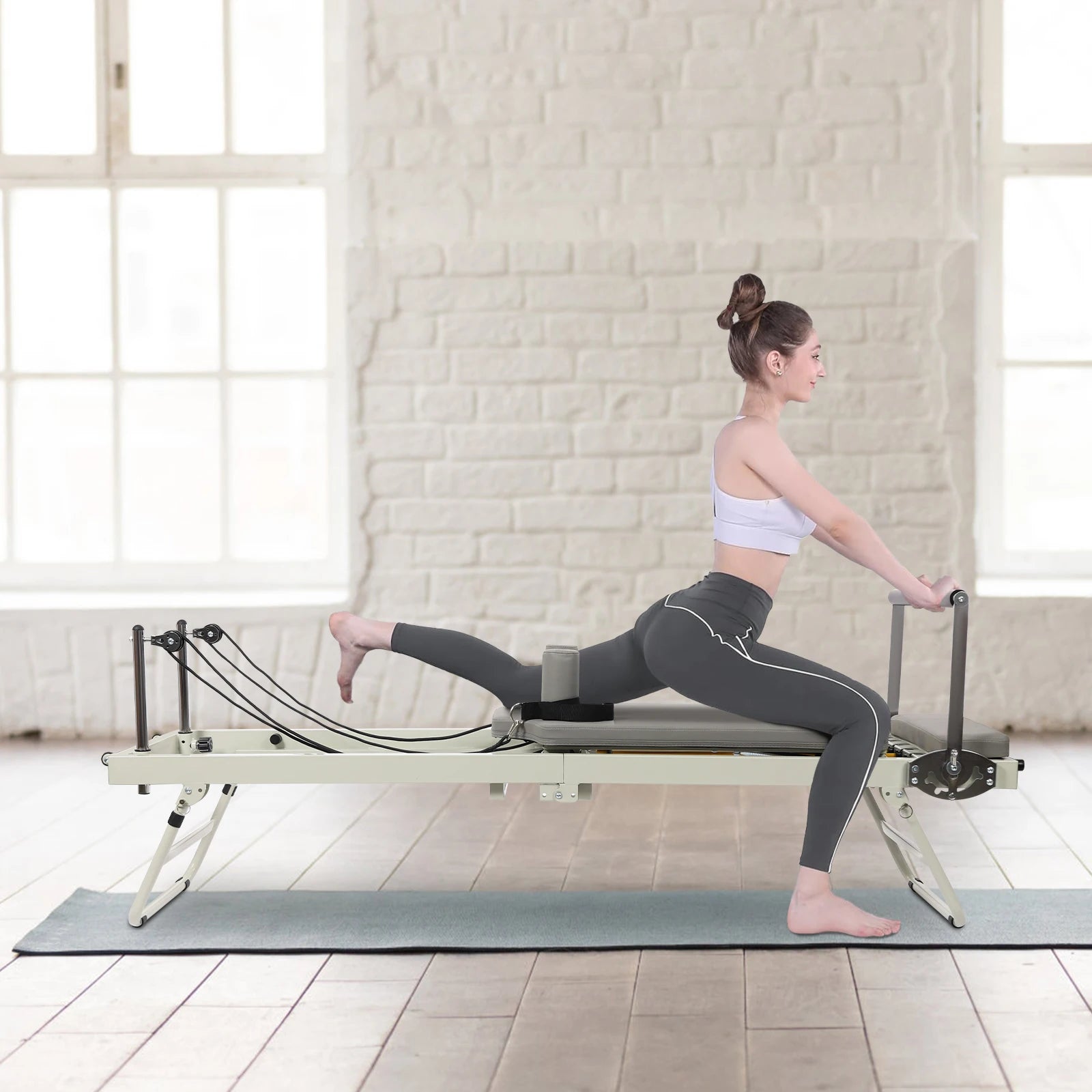 Foldable Pilates Reformer for Home