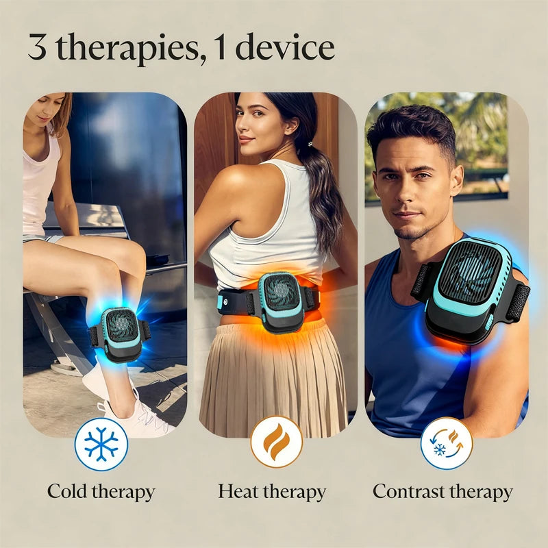 Professional 2 in 1 Hot & Cold Therapy Machine for Muscle Recovery Fast Relief Pain for Athletes Deep Tissue Massager Sport Use