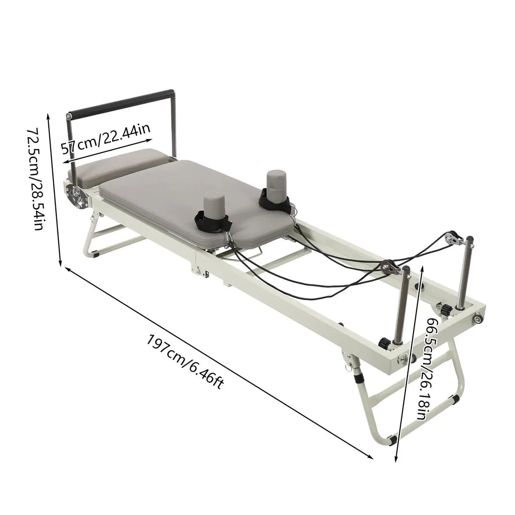 Foldable Pilates Reformer for Home