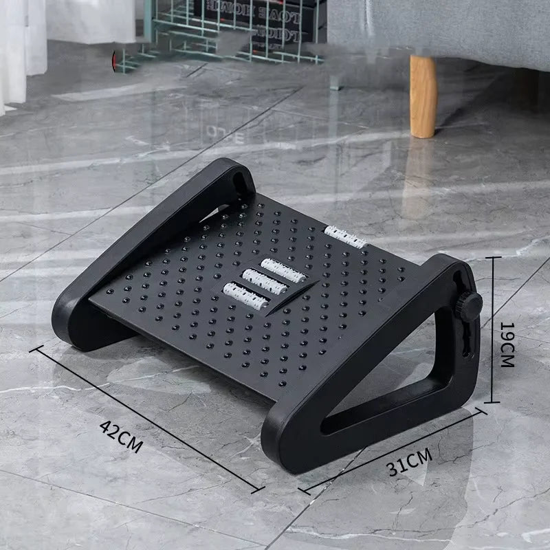 Ergonomic Under Desk Foot Rest, 3 Colors Portable Adjustable Stool, Comfort Leg Support for Work Study