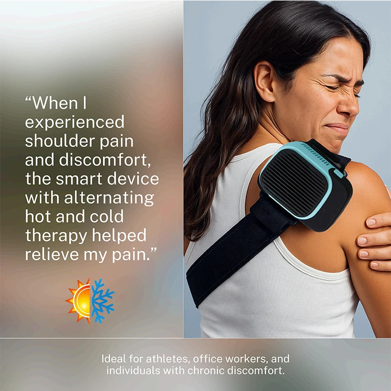 Professional 2 in 1 Hot & Cold Therapy Machine for Muscle Recovery Fast Relief Pain for Athletes Deep Tissue Massager Sport Use