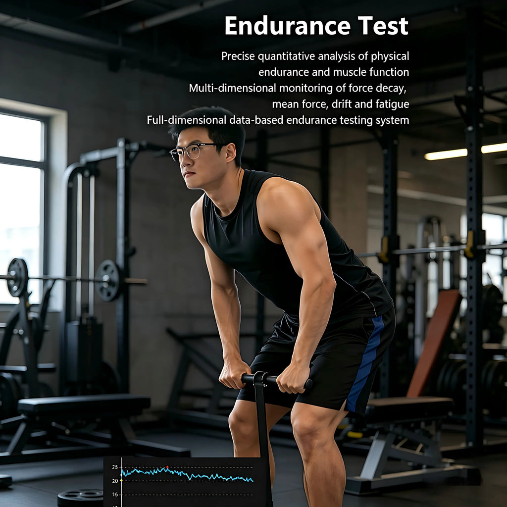 500kg High-Precision Isometric Strength Tester Dynameter Force Sensor Push Pull APP Control RFD Peak Force