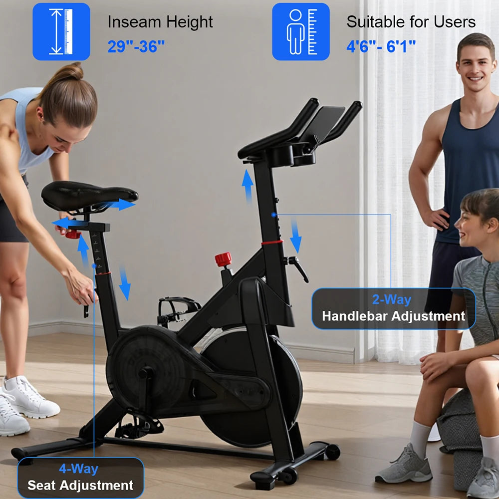 Magnetic Resistance Exercise Bike for Home