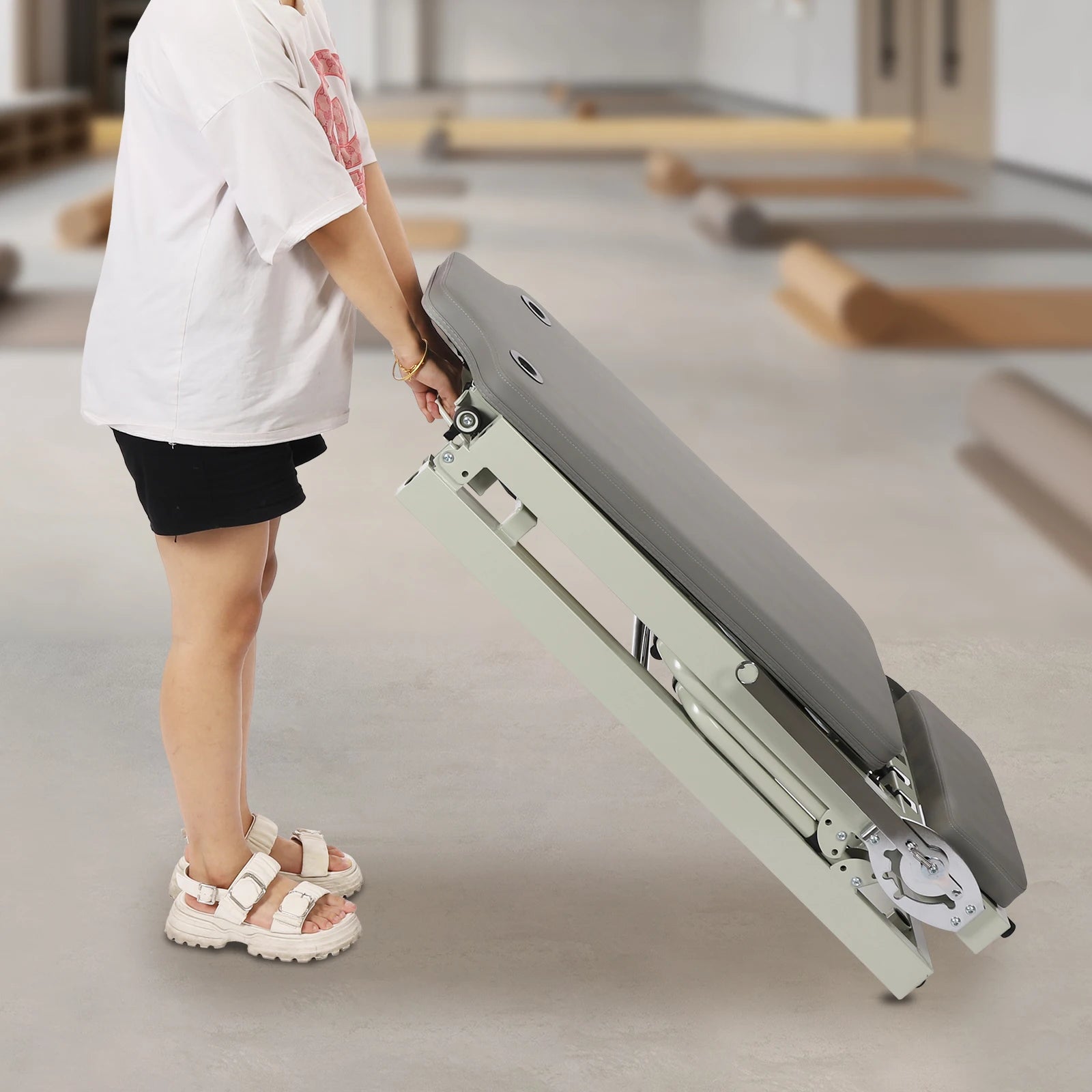 Foldable Pilates Reformer for Home